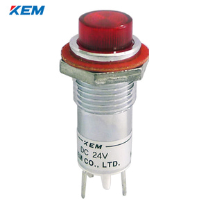 한국전재 KEM LED 인디케이터 12파이 고휘도 AC110V 적색 KLGU-12A110R