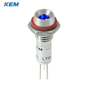 한국전재 KEM LED 인디케이터 6Φ 6파이 고휘도 DC3V 청색 KLU-06D03B