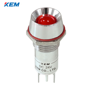 한국전재 KEM LED 인디케이터 12파이 일반휘도 AC110V 적색 KL-12A110R 50개단위