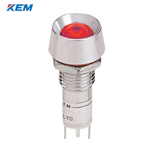 한국전재 KEM LED 인디케이터 10파이 고휘도 DC48V 적색 KLBRAU-10D48R