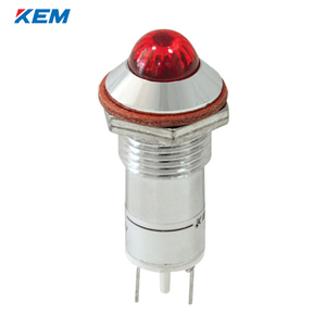 한국전재 KEM LED 인디케이터 12파이 고휘도 DC12V 적색 KLHRAU-12D12R