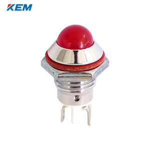 한국전재 KEM LED 인디케이터 10파이 일반휘도 DC48V 적색 KLH-10D48R