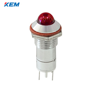 한국전재 KEM LED 인디케이터 12파이 고휘도 AC110V 적색 KLHRAU-12A110R