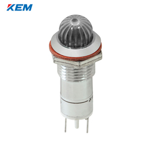 한국전재 KEM LED 인디케이터 12파이 고휘도 DC48V 백색 KLCRAU-12D48W