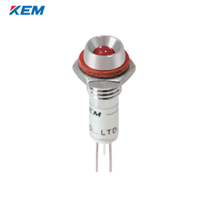 한국전재 KEM LED 인디케이터 6Φ 6파이 DC5V 적색 KL-06D05R 100개