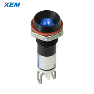 한국전재 KEM LED 인디케이터 8파이 고휘도 AC110V 청색 KLJSU-08A110-B