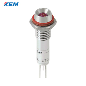 한국전재 KEM LED 인디케이터 6Φ 6파이 AC220V 적색 KL-06A220R 100개
