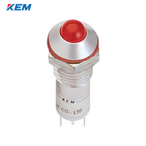 한국전재 KEM LED 인디케이터 12파이 일반휘도 AC220V 적색 KLH-12A220R
