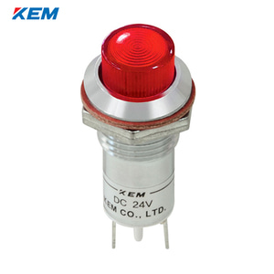 한국전재 KEM LED 인디케이터 12파이 고휘도 AC220V 적색 KLCU-12A220R
