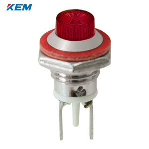 한국전재 KEM LED 인디케이터 8파이 고휘도 DC3V 적색 KLCU-08D03R