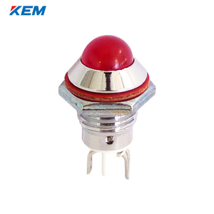 한국전재 KEM LED 인디케이터 10파이 일반휘도 DC3V 적색 KL-10D03R 100개단위