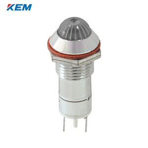 한국전재 KEM LED 인디케이터 12파이 고휘도 AC110V 백색 KLHRANU-12A110W