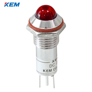 한국전재 KEM LED 인디케이터 10파이 고휘도 DC3V 적색 KLHRANU-10D03R
