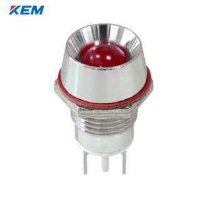 한국전재 KEM LED 인디케이터 12파이 일반휘도 AC110V 적색 KLH-12A110R