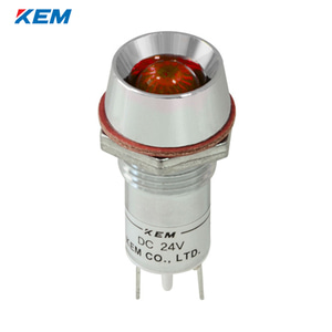 한국전재 KEM LED 인디케이터 12파이 고휘도 DC5V 적색 KLRAU-12D05R