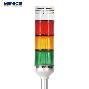 메닉스 56파이 LED 타워등 점등 부저 3단 AC DC 겸용 24V PTE-DGB-302-RYG