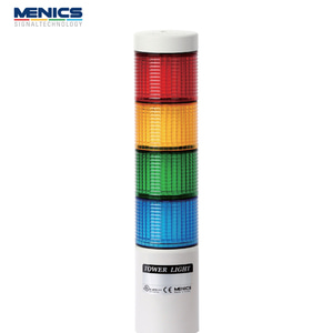 메닉스 56파이 LED 타워등 점등 4단 AC 90-240V PTE-SC-4FF-RYGB
