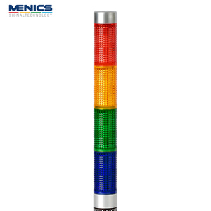 메닉스 25파이 알루미늄바디 적층 타워등 4단 DC12V PLDM-401-RYGB