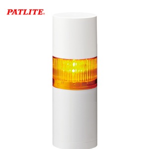 페트라이트 시그널 타워램프 부저형 1단 LED 황색 LR6-1M2WJBW-Y AC100-240V